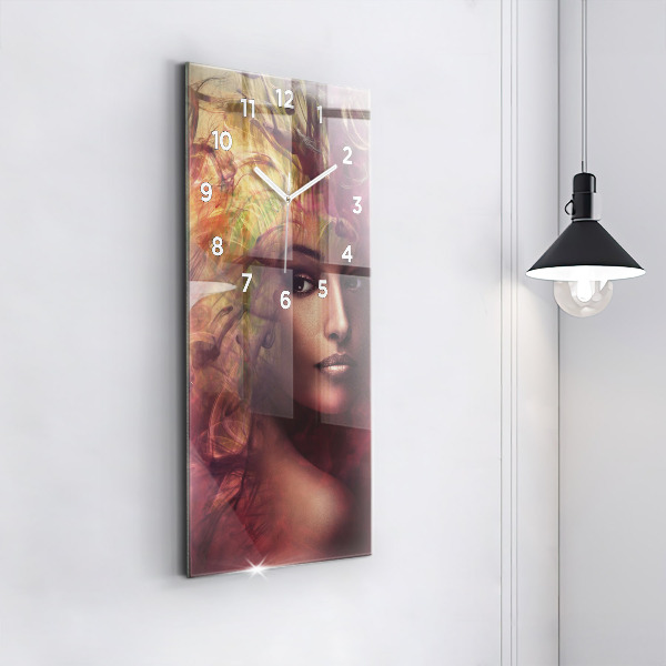 Téglalap alakú üvegóra Egy nő portréja