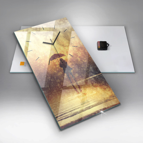 Téglalap alakú üvegóra nő esernyő