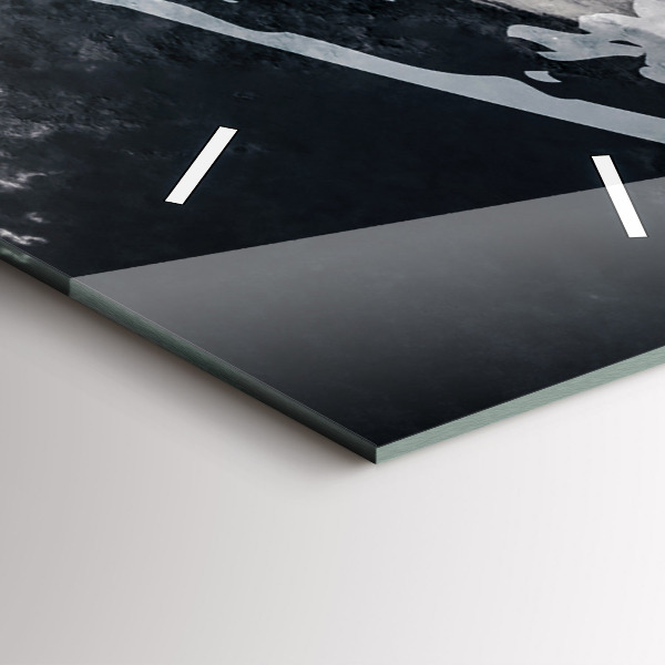 Téglalap alakú üvegóra Nő - akvarell