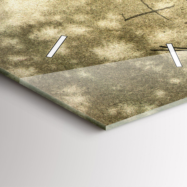 Téglalap alakú üvegóra Park és a szépia fák