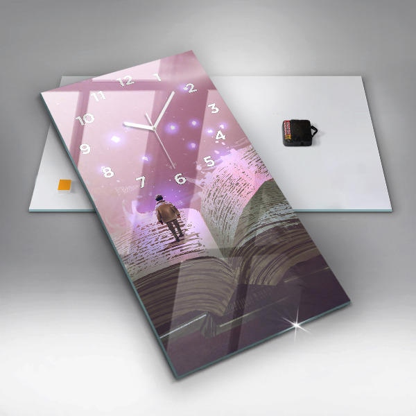 Téglalap alakú üvegóra Absztrakciós könyv