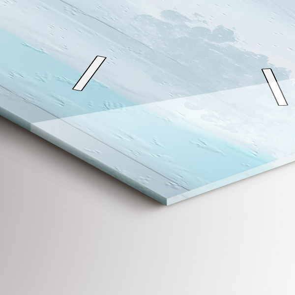 Téglalap alakú üvegóra Absztrakt híd