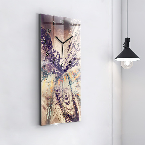 Téglalap alakú üvegóra Absztrakt mechanizmus