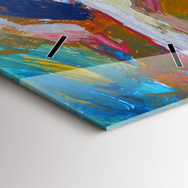 Téglalap alakú üvegóra Festett balerina