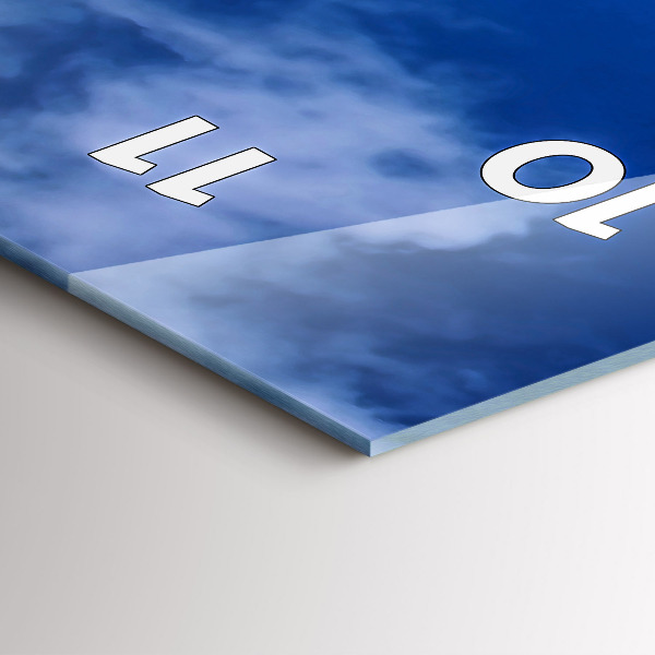 Téglalap alakú üvegóra Világítótorony