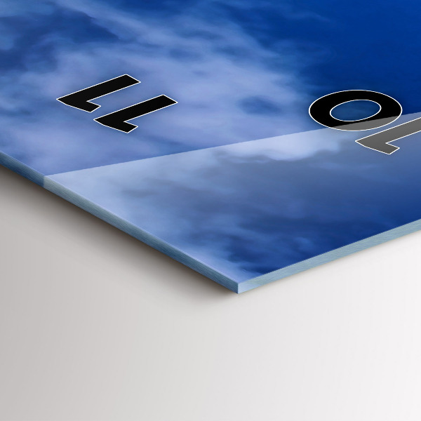 Téglalap alakú üvegóra Világítótorony