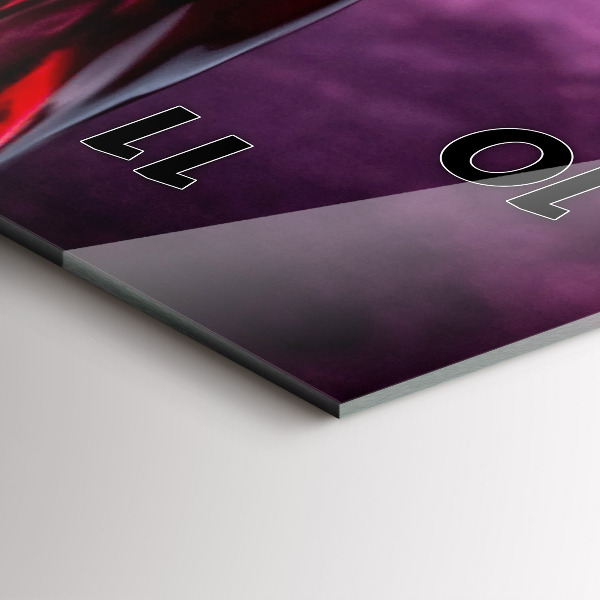 Téglalap alakú üvegóra Borospohár