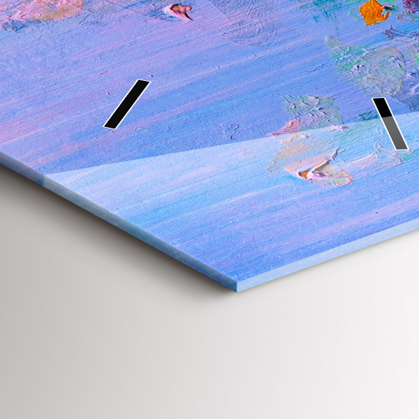 Téglalap alakú üvegóra Virágok egy vázában