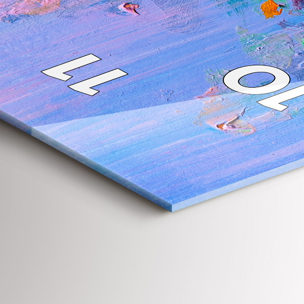 Téglalap alakú üvegóra Virágok egy vázában