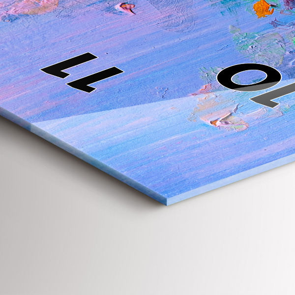 Téglalap alakú üvegóra Virágok egy vázában