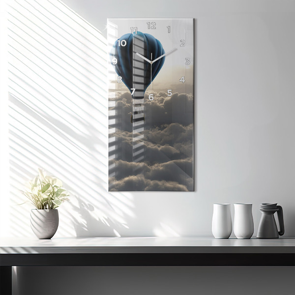 Téglalap alakú üvegóra Léggömb az égen