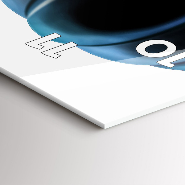 Téglalap alakú üvegóra Léggömb az égen