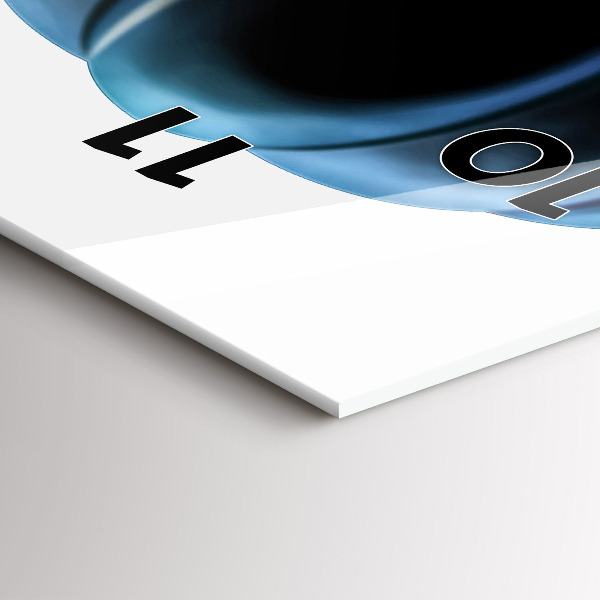 Téglalap alakú üvegóra Léggömb az égen