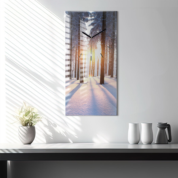 Téglalap alakú üvegóra Sunset Forest