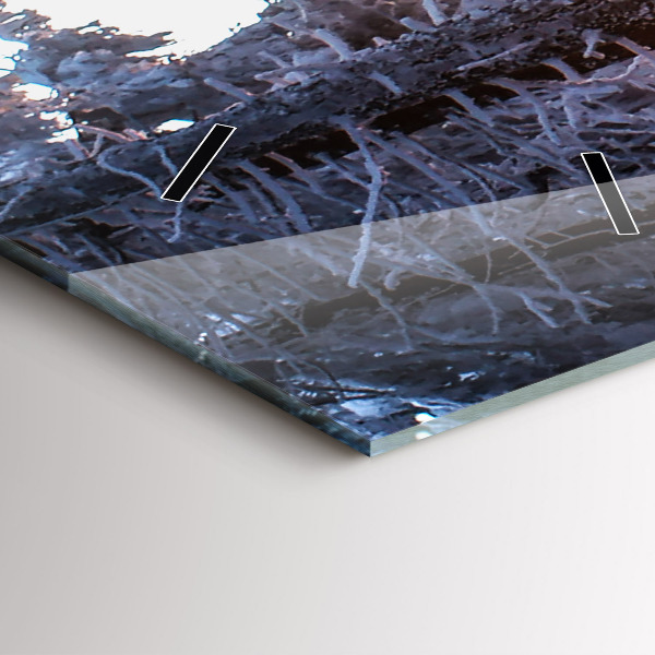 Téglalap alakú üvegóra Sunset Forest