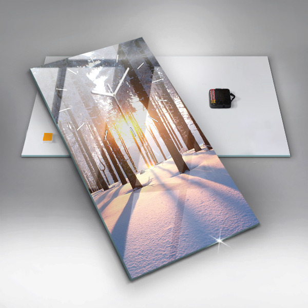 Téglalap alakú üvegóra Sunset Forest