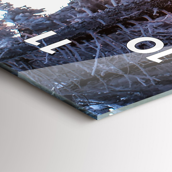 Téglalap alakú üvegóra Sunset Forest