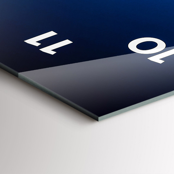 Téglalap alakú üvegóra Repülőgép és a felhők