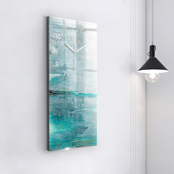 Téglalap alakú üvegóra Olaj textúra absztrakt