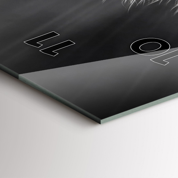 Téglalap alakú üvegóra Vágtató ló