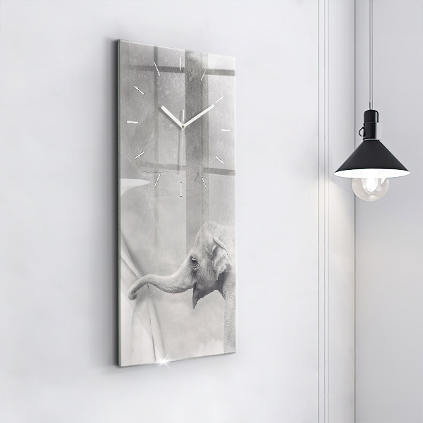 Téglalap alakú üvegóra Elefánt