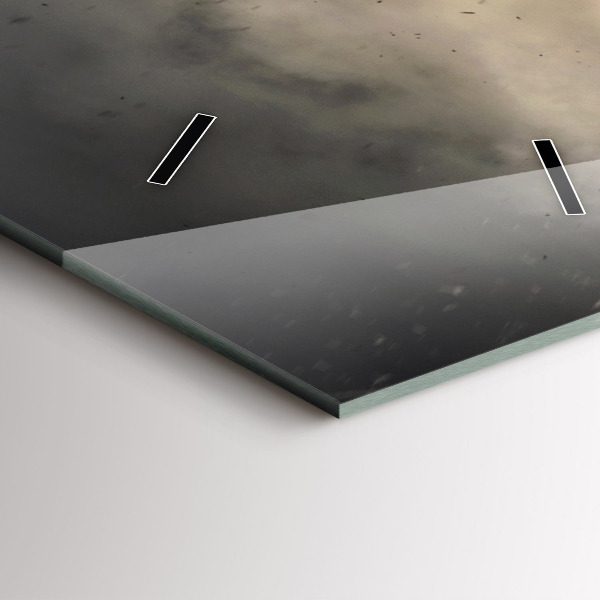 Téglalap alakú üvegóra Fists Strength Power