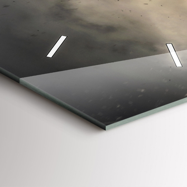 Téglalap alakú üvegóra Fists Strength Power