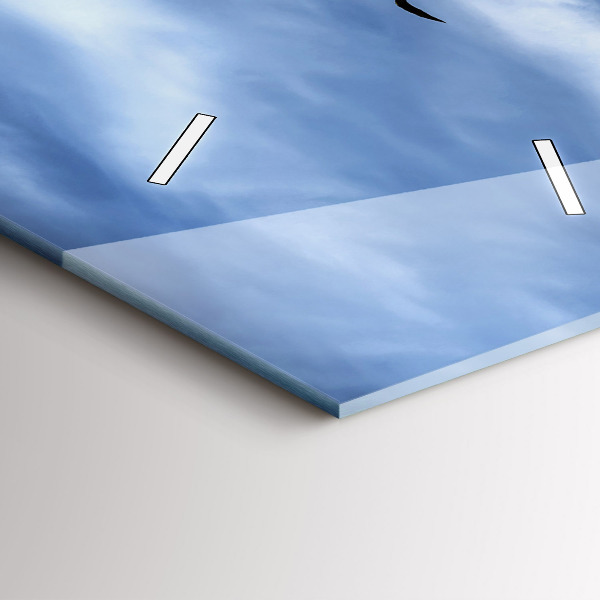 Téglalap alakú üvegóra Lake Sunset