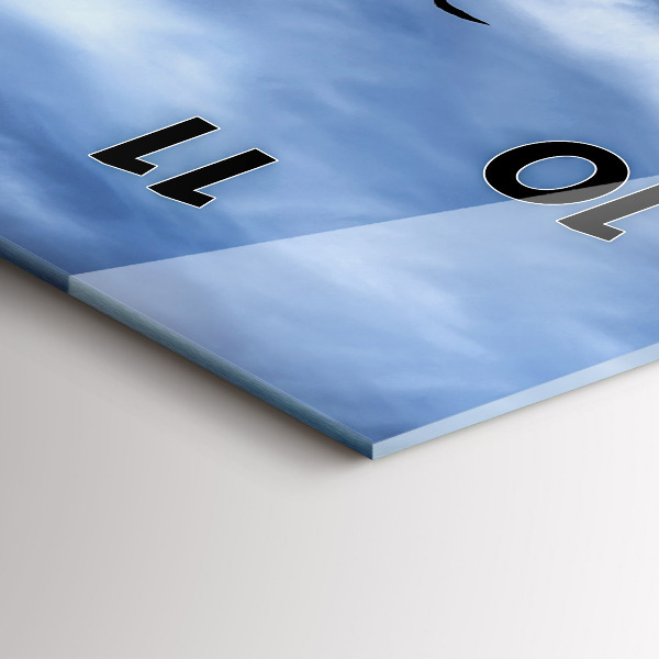 Téglalap alakú üvegóra Lake Sunset