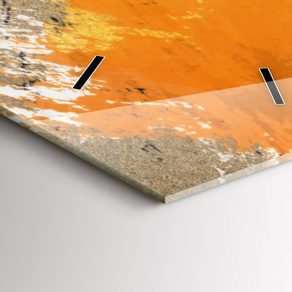 Téglalap alakú üvegóra Portré egy nő absztrakt