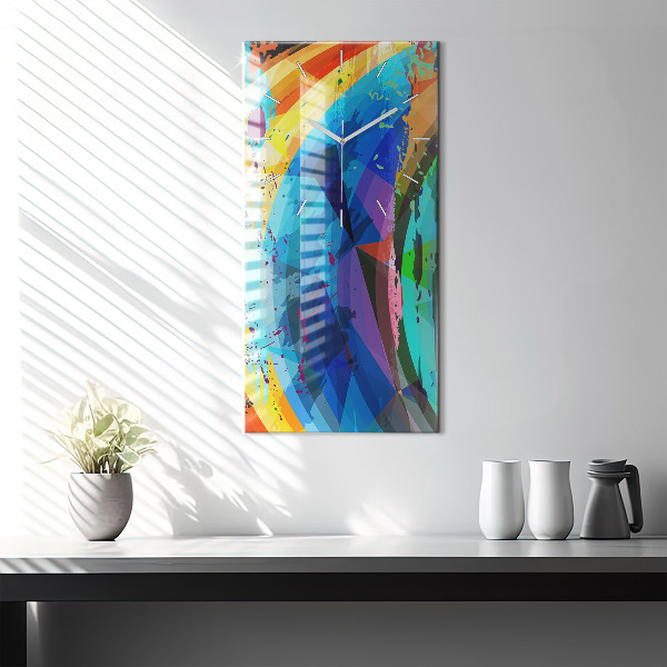 Téglalap alakú üvegóra Absztrakt háttér