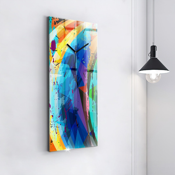 Téglalap alakú üvegóra Absztrakt háttér