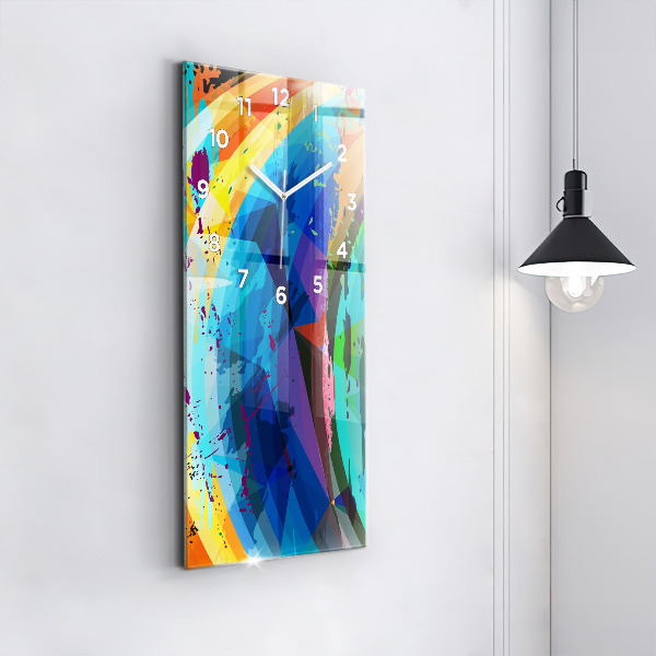 Téglalap alakú üvegóra Absztrakt háttér