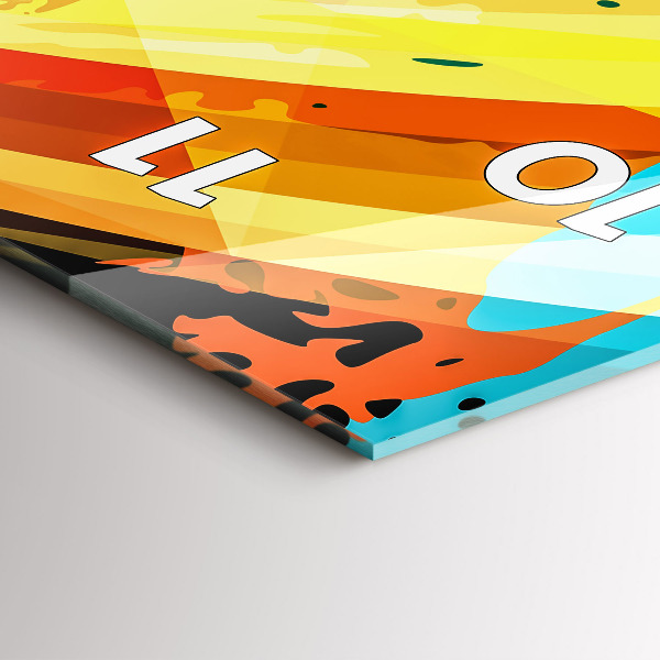 Téglalap alakú üvegóra Absztrakt háttér