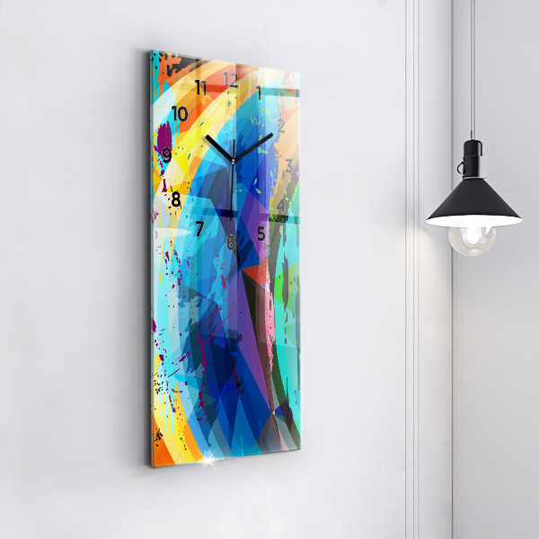 Téglalap alakú üvegóra Absztrakt háttér