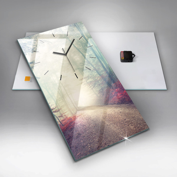 Téglalap alakú üvegóra Őszi út Erdei Köd