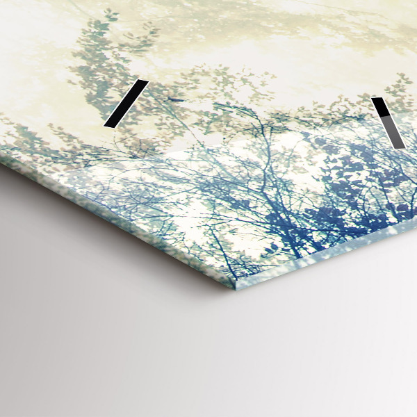 Téglalap alakú üvegóra Őszi út Erdei Köd