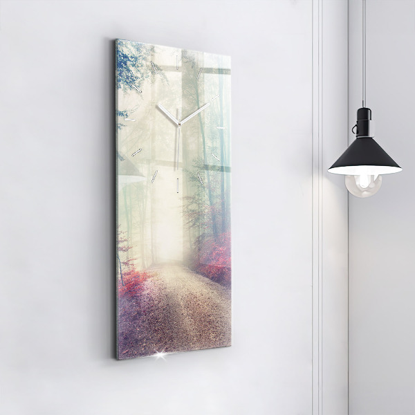 Téglalap alakú üvegóra Őszi út Erdei Köd