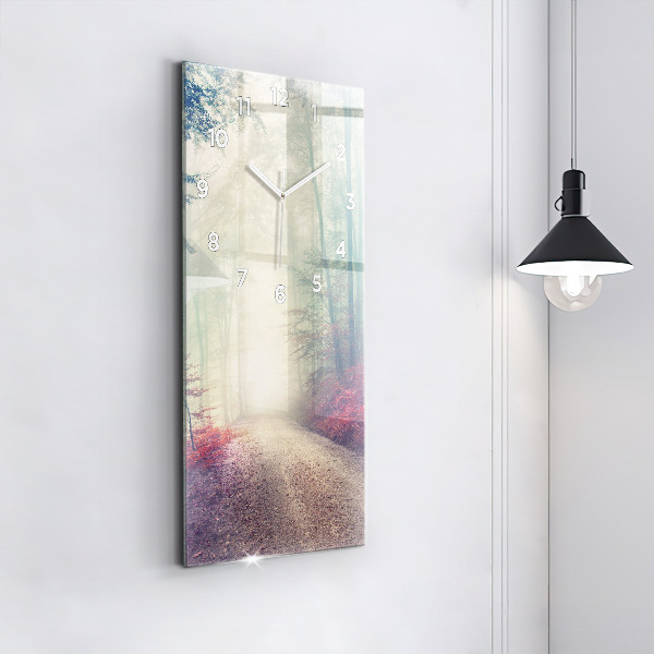 Téglalap alakú üvegóra Őszi út Erdei Köd