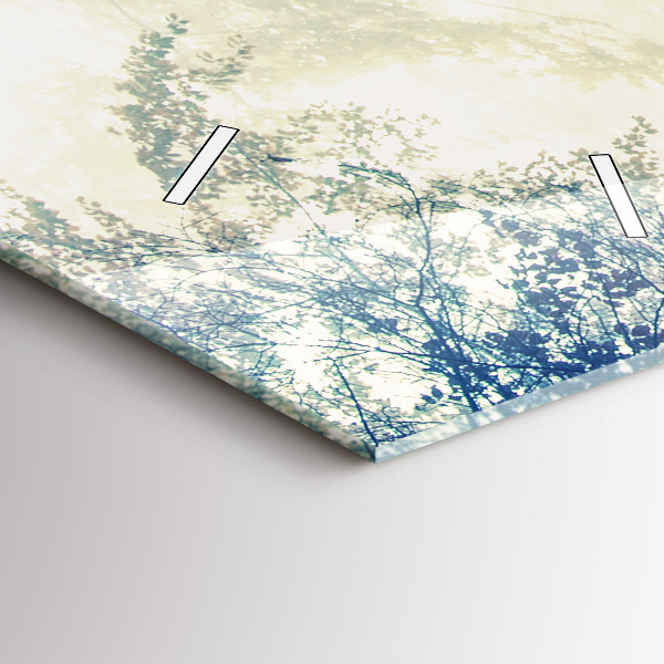 Téglalap alakú üvegóra Őszi út Erdei Köd