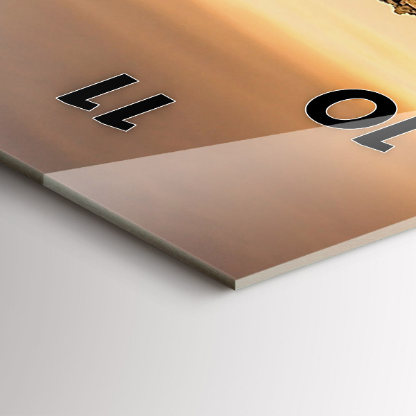 Téglalap alakú üvegóra Piramisok és naplemente