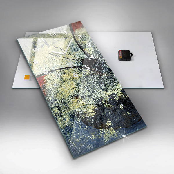 Téglalap alakú üvegóra Pillangó vintage stílusú