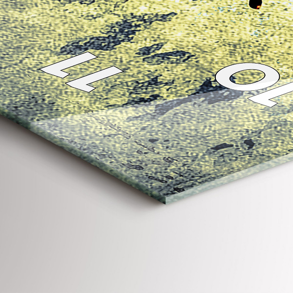 Téglalap alakú üvegóra Pillangó vintage stílusú