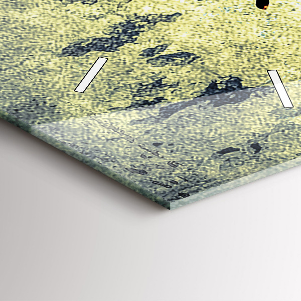 Téglalap alakú üvegóra Pillangó vintage stílusú