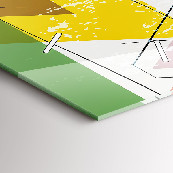 Téglalap alakú üvegóra Geometriai háromszögek