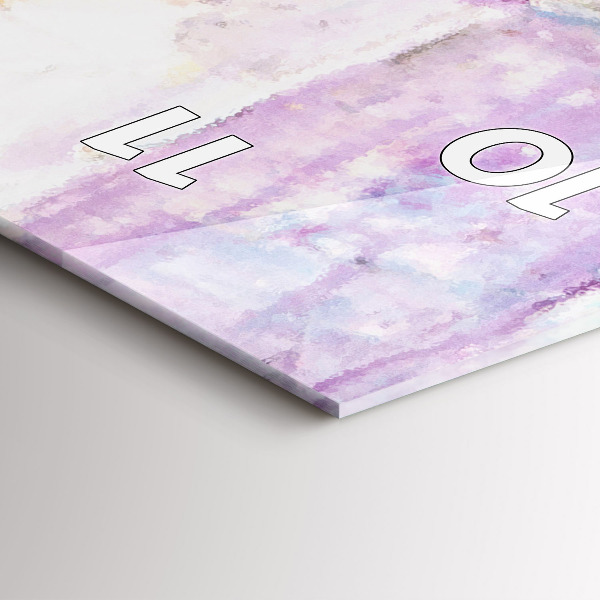 Téglalap alakú üvegóra A balerina előkészítése