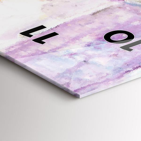 Téglalap alakú üvegóra A balerina előkészítése