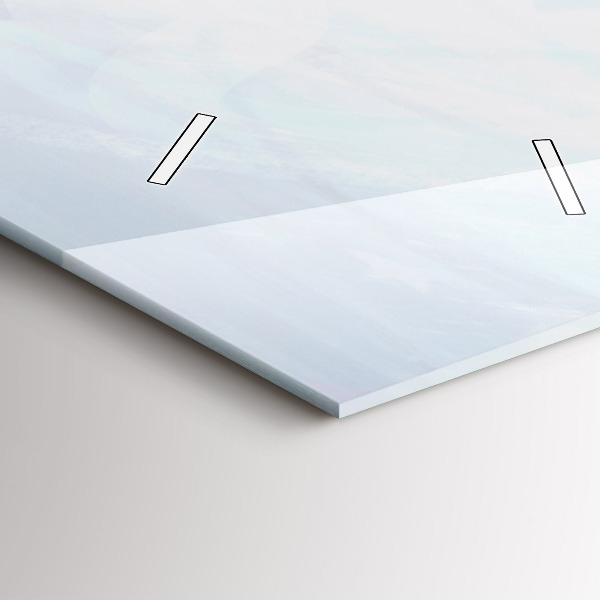 Téglalap alakú üvegóra Színes emberek