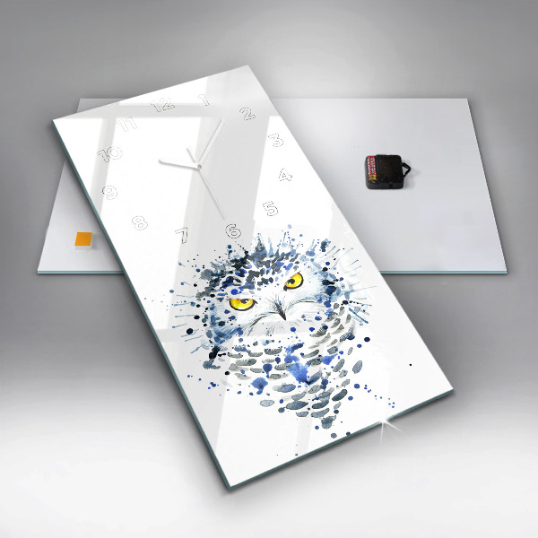 Téglalap alakú üvegóra Bagoly pillantást