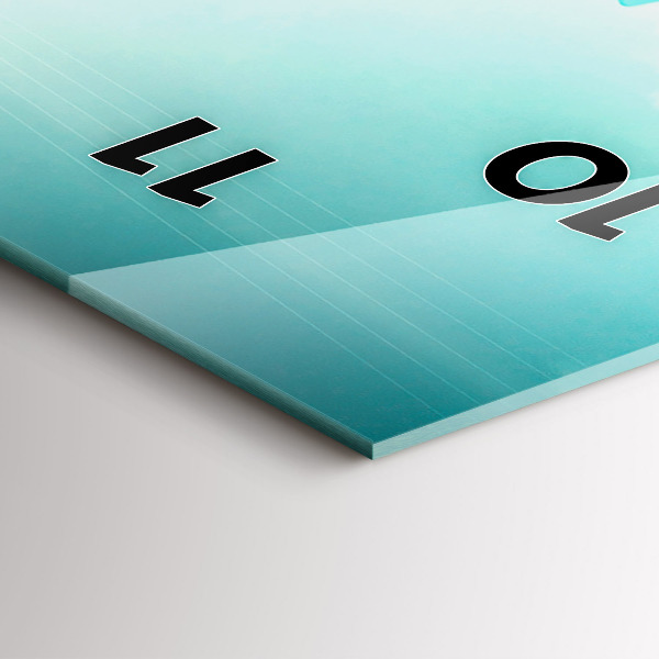 Téglalap alakú üvegóra Autó szörfdeszkával